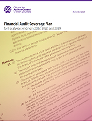 Financial Audit Coverage Plan FY2627-FY2829