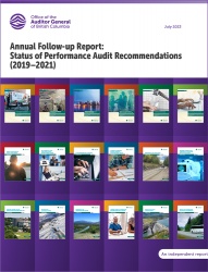 Report cover image showing all 18 audits included in the follow-up report